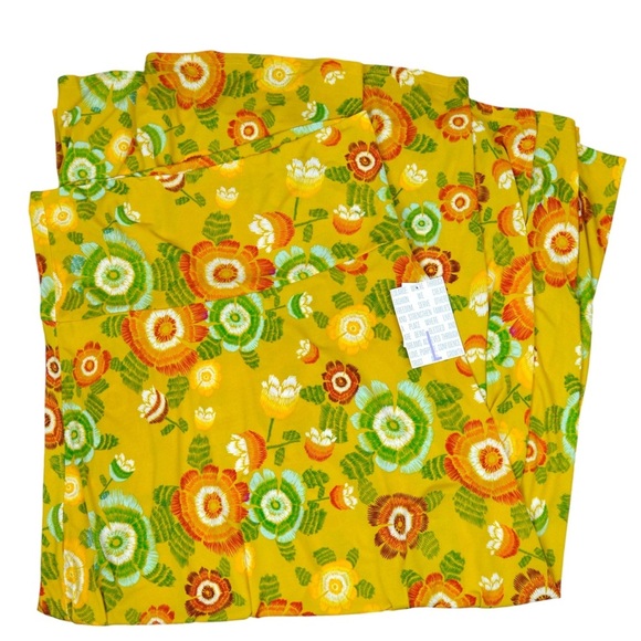 LuLaRoe Mod Floral Print Maxi Skirt, Size Large - NWT - Picture 6 of 6